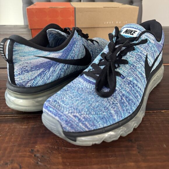 Nike Flyknit Air Max Chlorine Blue Running Shoes main image 5